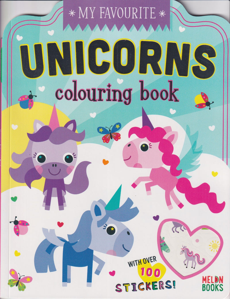 My Favourite Unicorns Colouring Book