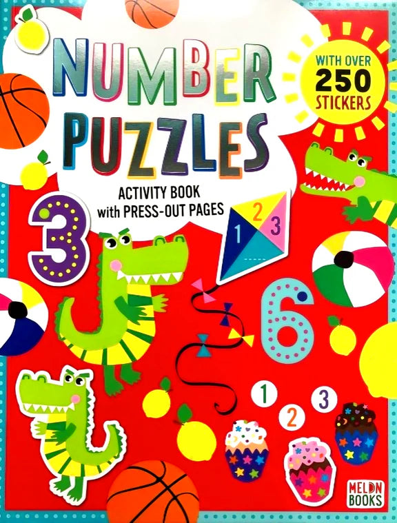 Number Puzzles Activity Book With Press-Out Pages