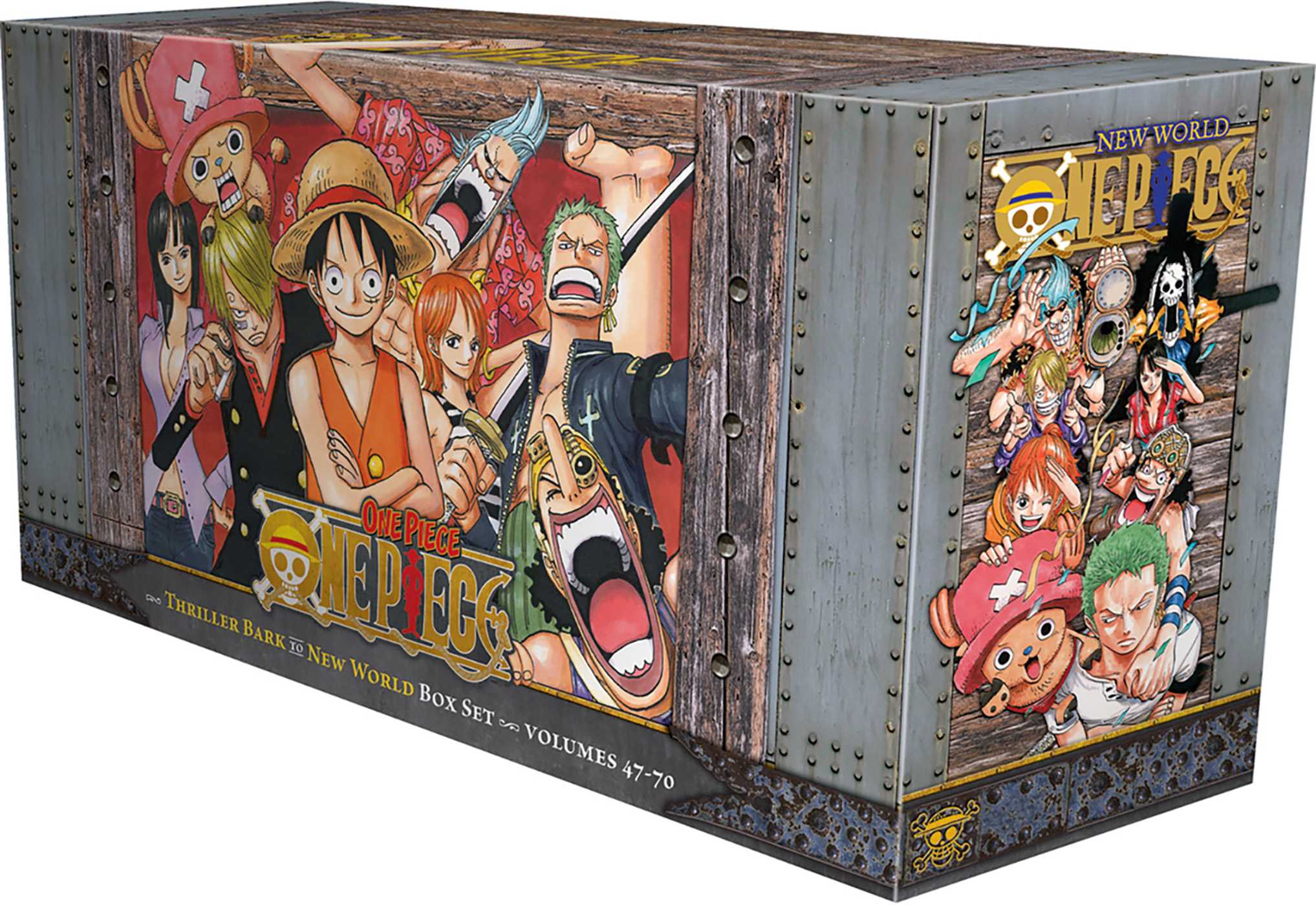 One Piece Box Set 3 Vol. 47-70: Thriller Bark to New World