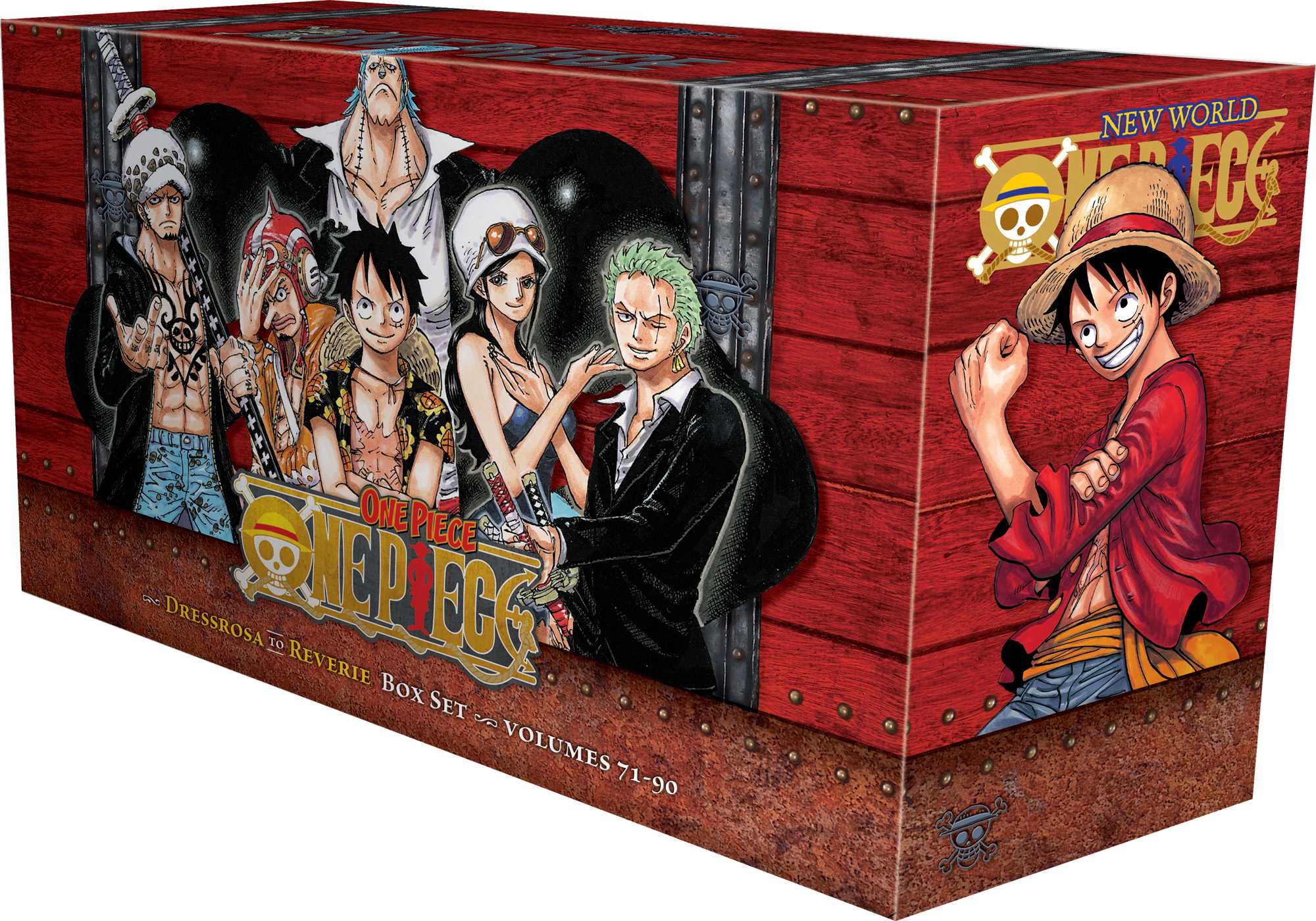 One Piece Box Set 4 Vol. 71-90: Dressrosa to Reverie