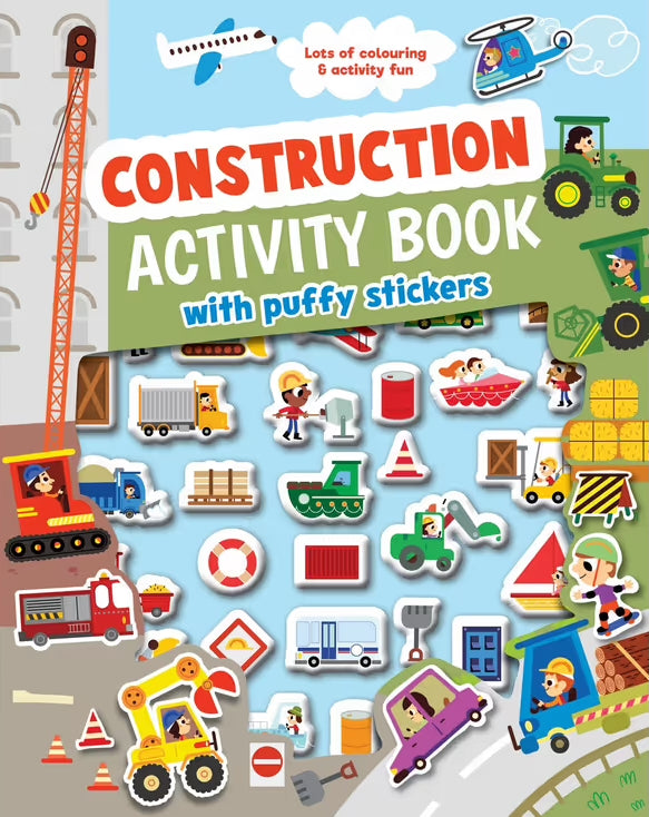 Puffy Sticker Book - Construction