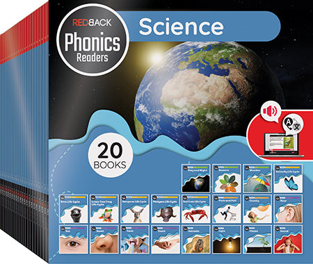 Redback Phonics Readers: Science Pack (20 Books)