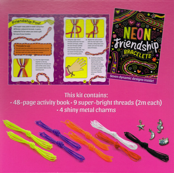 Neon Friendship Bracelets Activity Station
