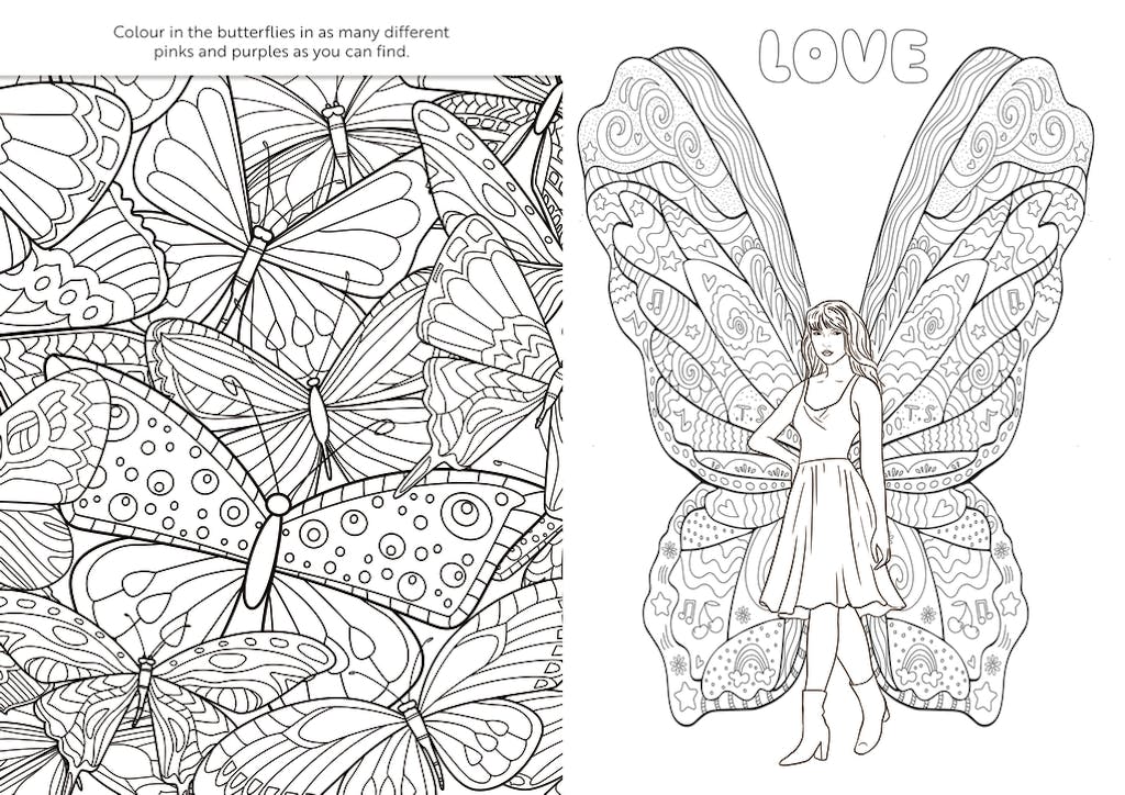 Superstar Colouring: Taylor Swift