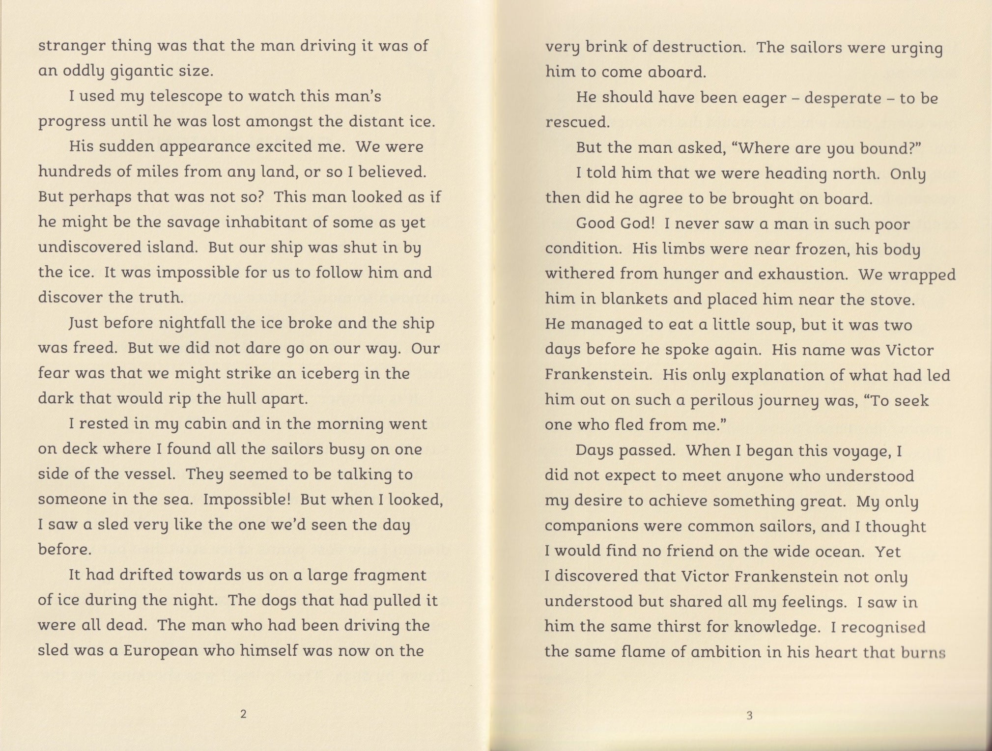 Frankenstein: A Retelling (Dyslexia Friendly)