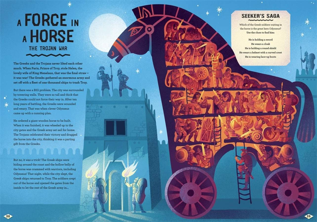 Greek Myths: Solve mazes, crack codes and untangle riddles