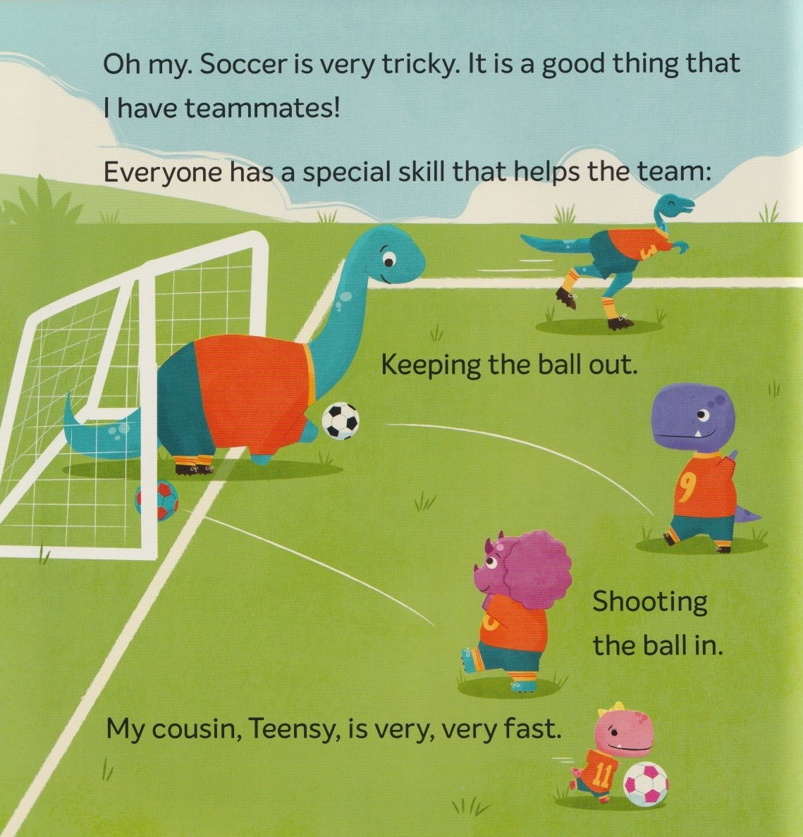 Tiny T. Rex Tries Soccer