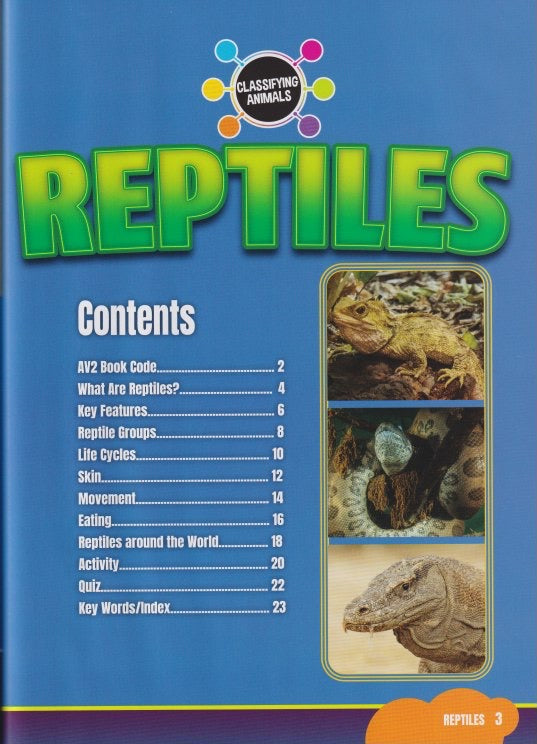 Classifying Animals: Reptiles