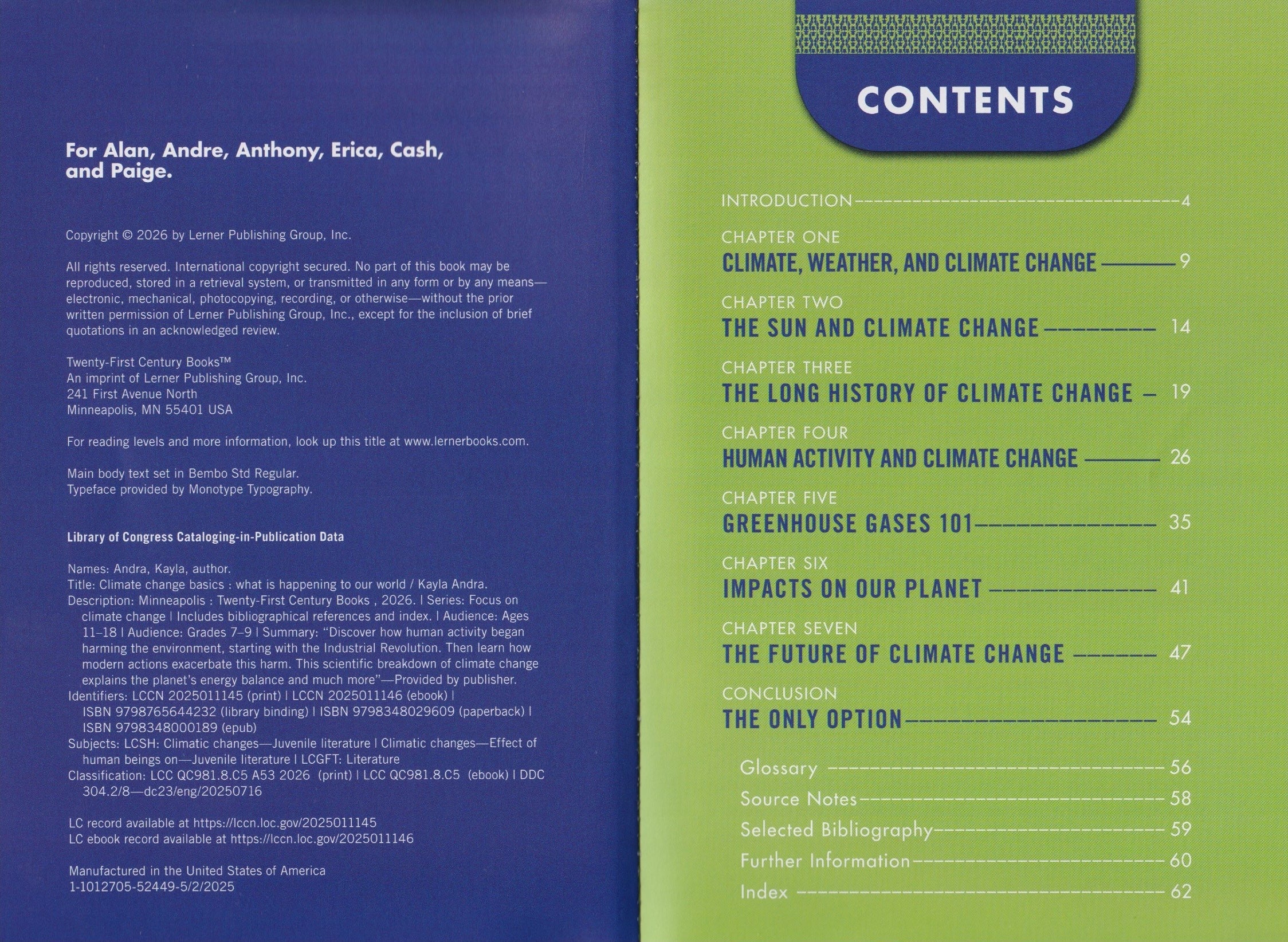 Focus on Climate Change: Climate Change Basics