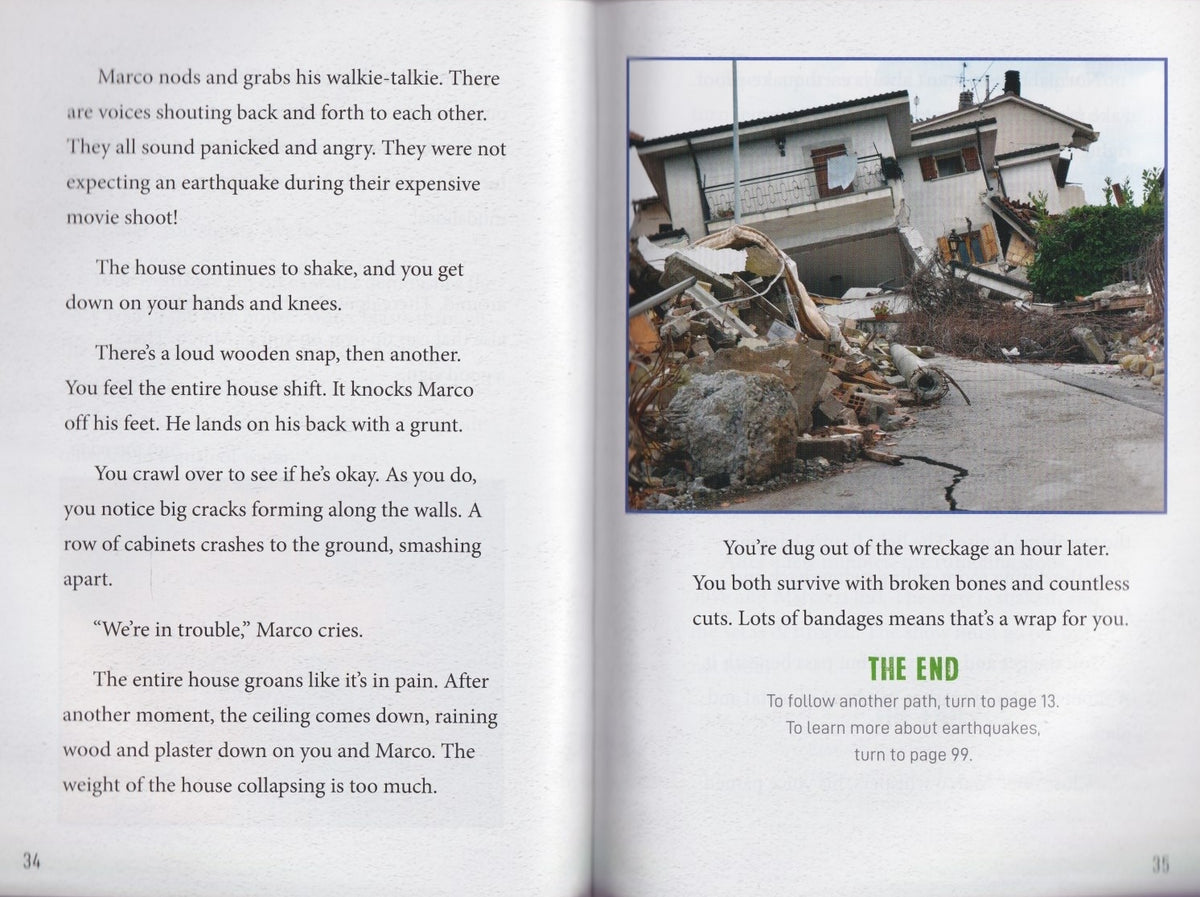 You Choose Surviving Natural Disasters: Can You Survive a Deadly Earthquake?