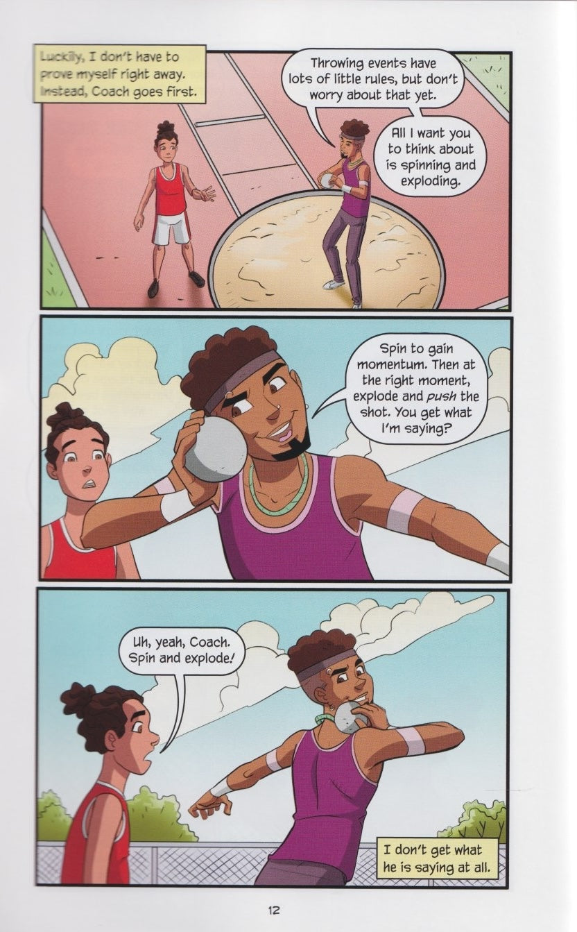 Jake Maddox Graphic Novels: Track Throw Down