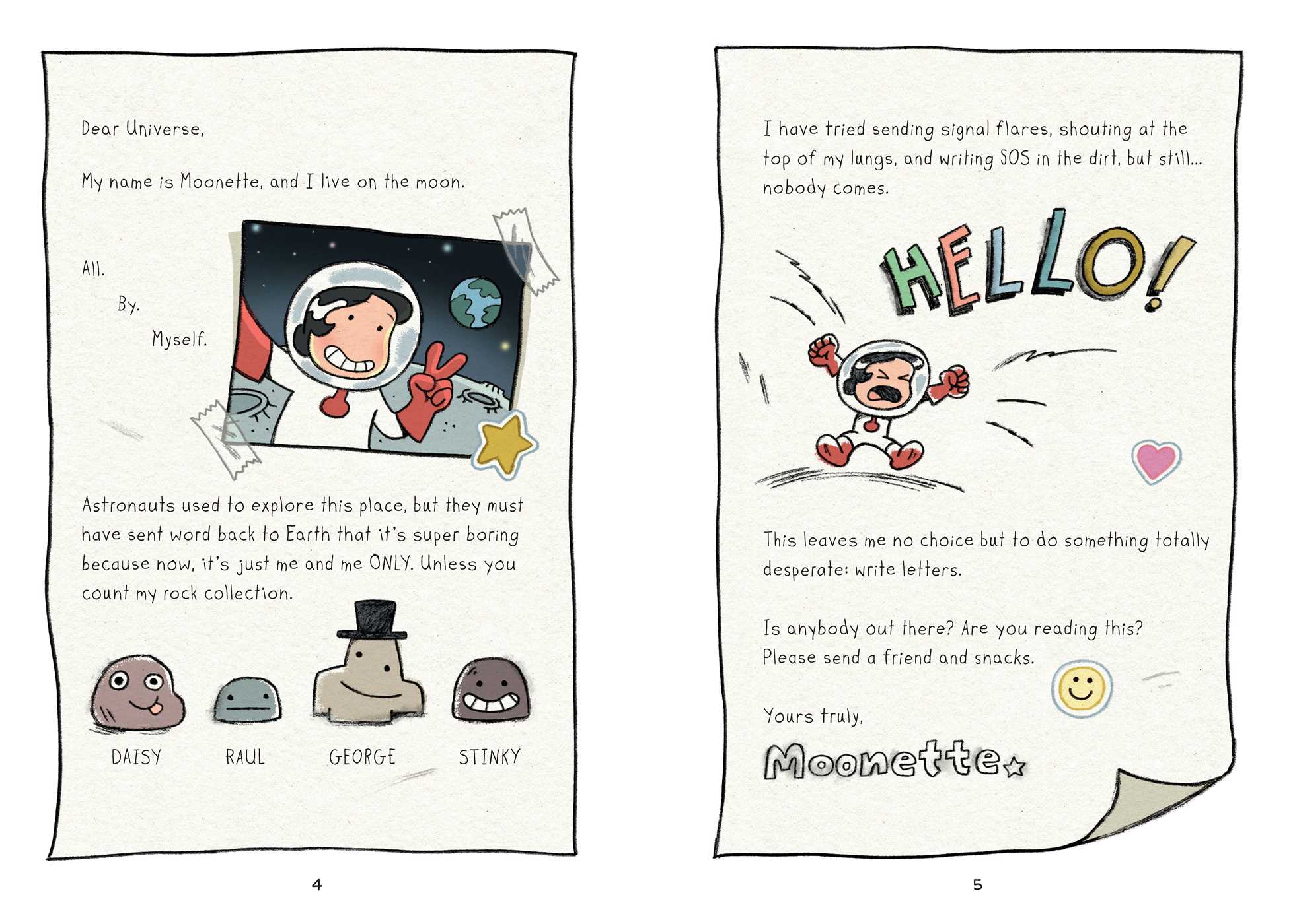 Moonie and Junie: Interstellar Pen Pals
