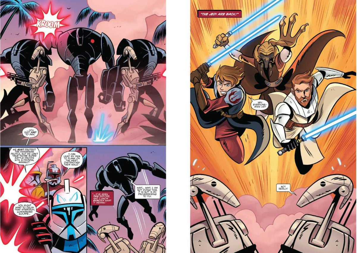 Star Wars Adventures: The Clone Wars Battle Tales Graphic Novel
