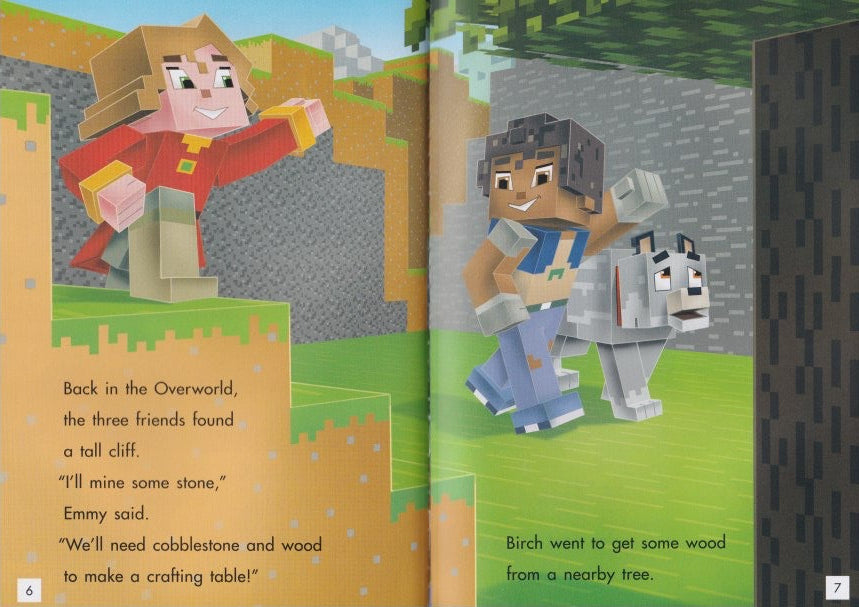Minecraft Young Readers: Trouble Brewing