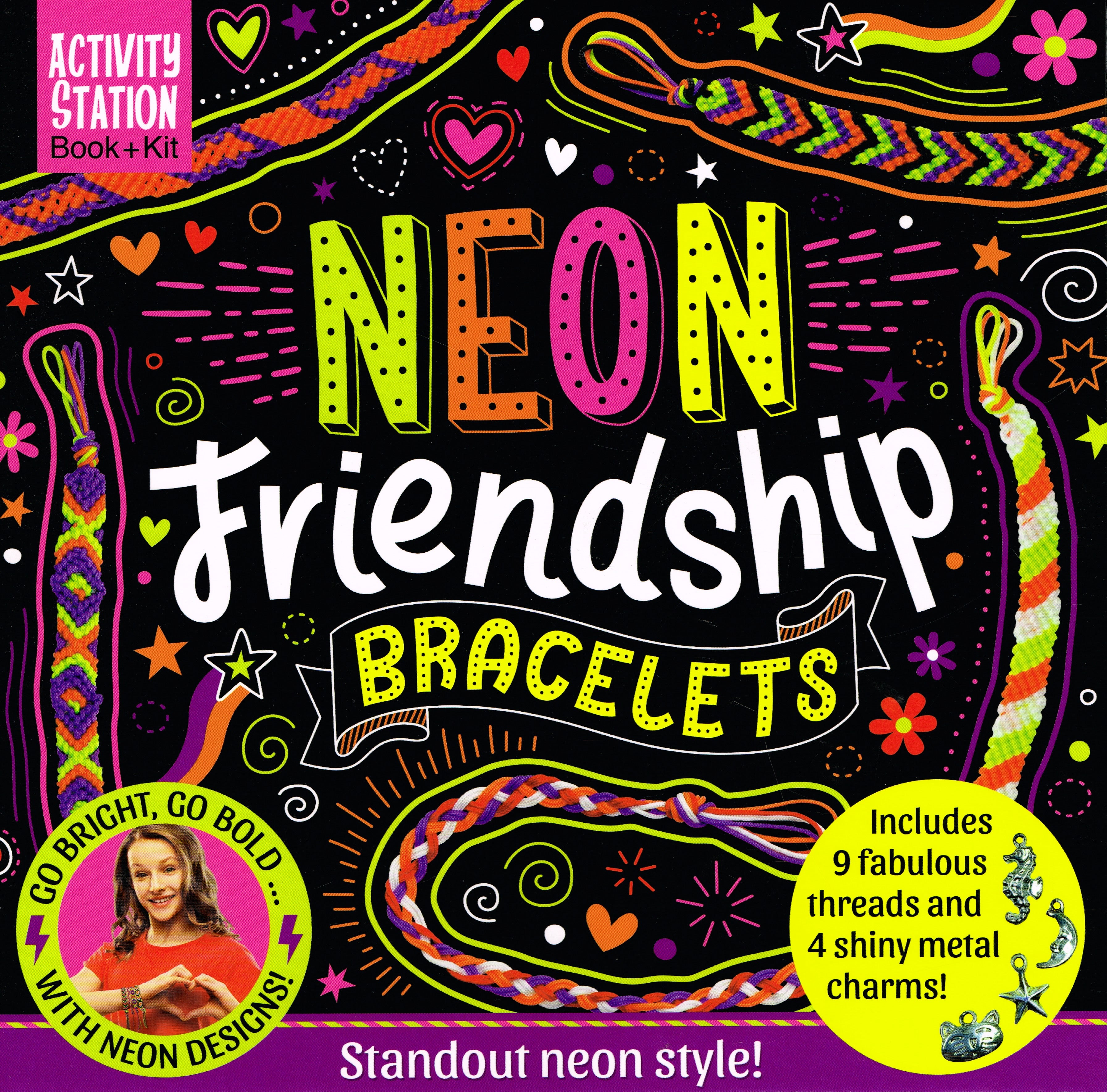 Neon Friendship Bracelets Activity Station