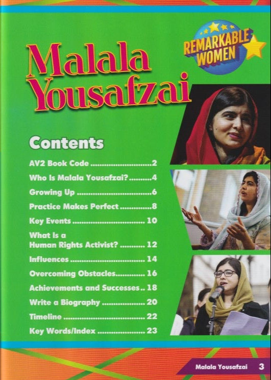 Remarkable Women: Malala Yousafzai