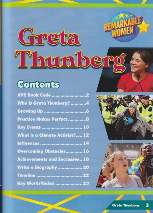 Remarkable Women: Greta Thunberg