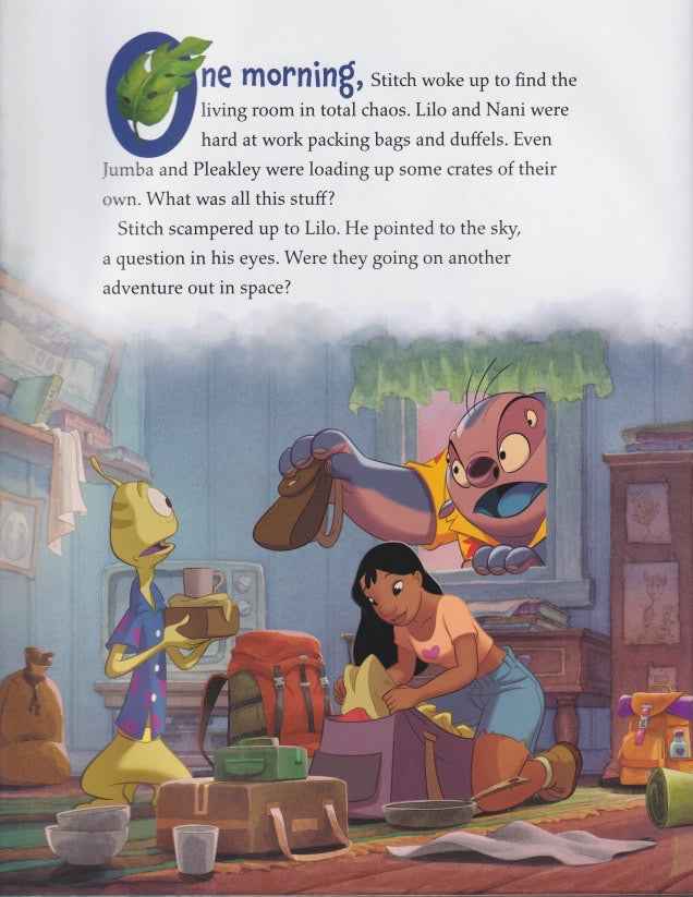 Disney: Stitch Goes Camping (Deluxe Storybook)