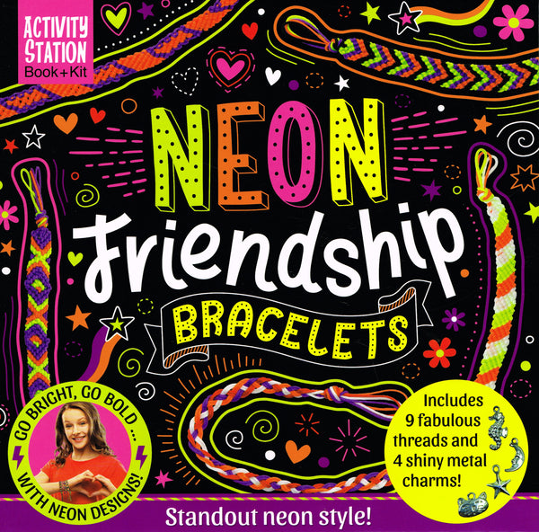 Neon Friendship Bracelets Activity Station