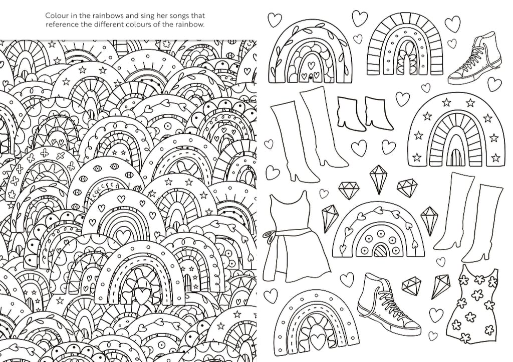 Superstar Colouring: Taylor Swift