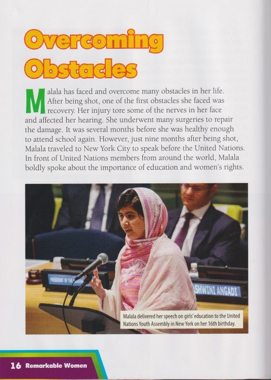 Remarkable Women: Malala Yousafzai