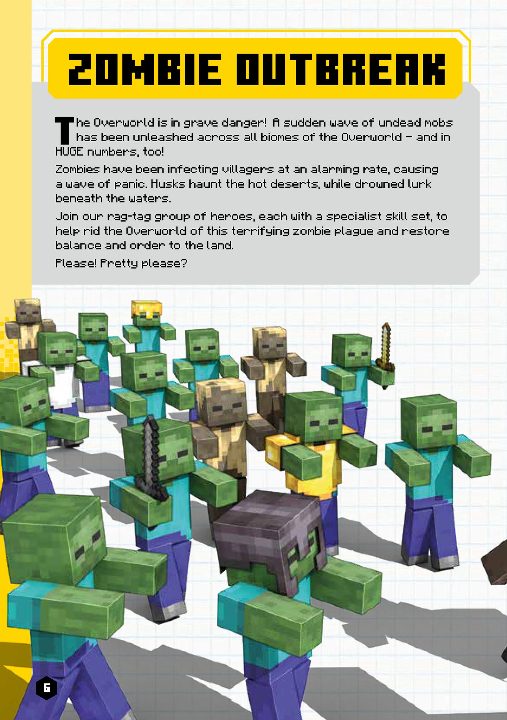 Minecraft Academy Zombie Outbreak!
