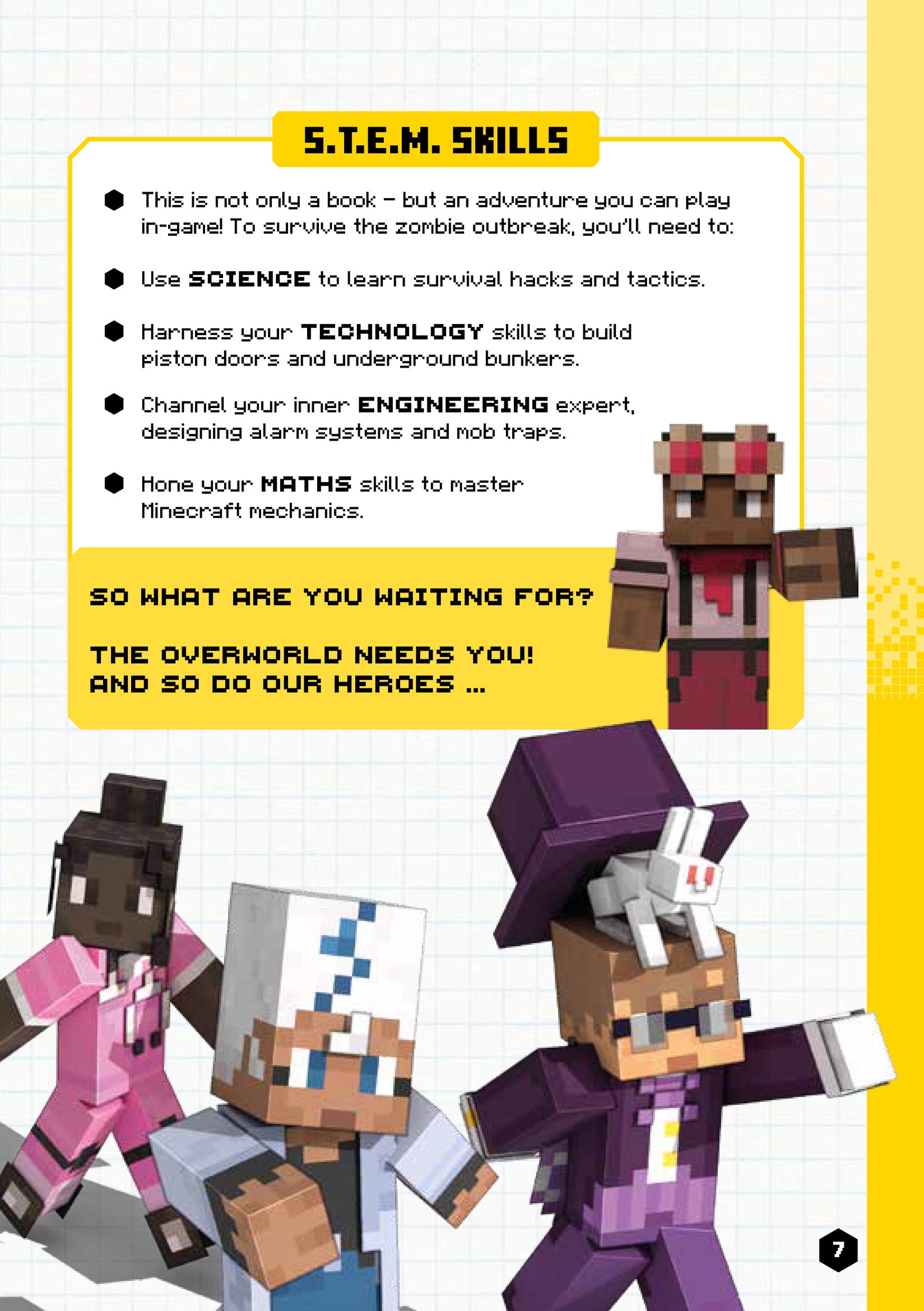 Minecraft Academy Zombie Outbreak!