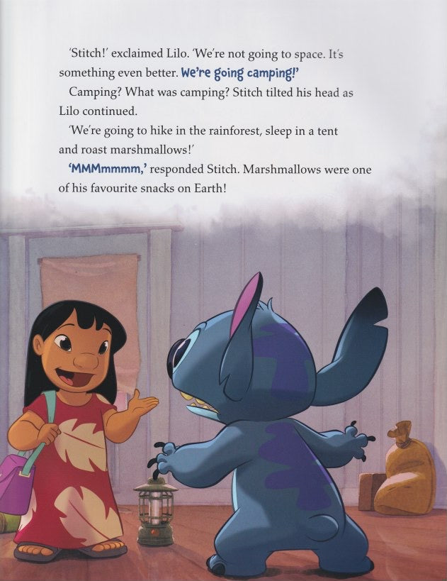 Disney: Stitch Goes Camping (Deluxe Storybook)
