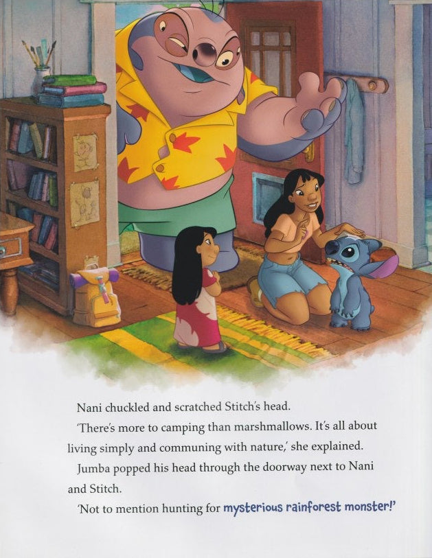 Disney: Stitch Goes Camping (Deluxe Storybook)