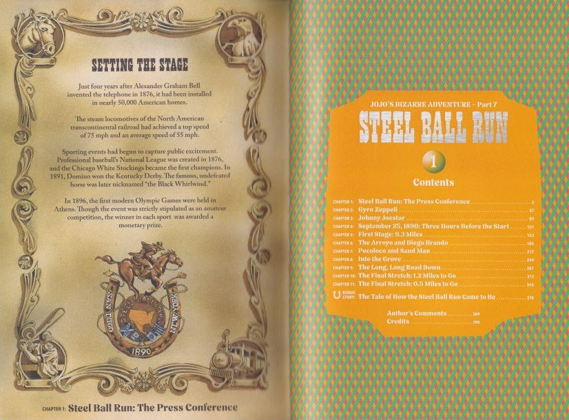 JoJo's Bizarre Adventure: Part 7--Steel Ball Run, Vol. 1