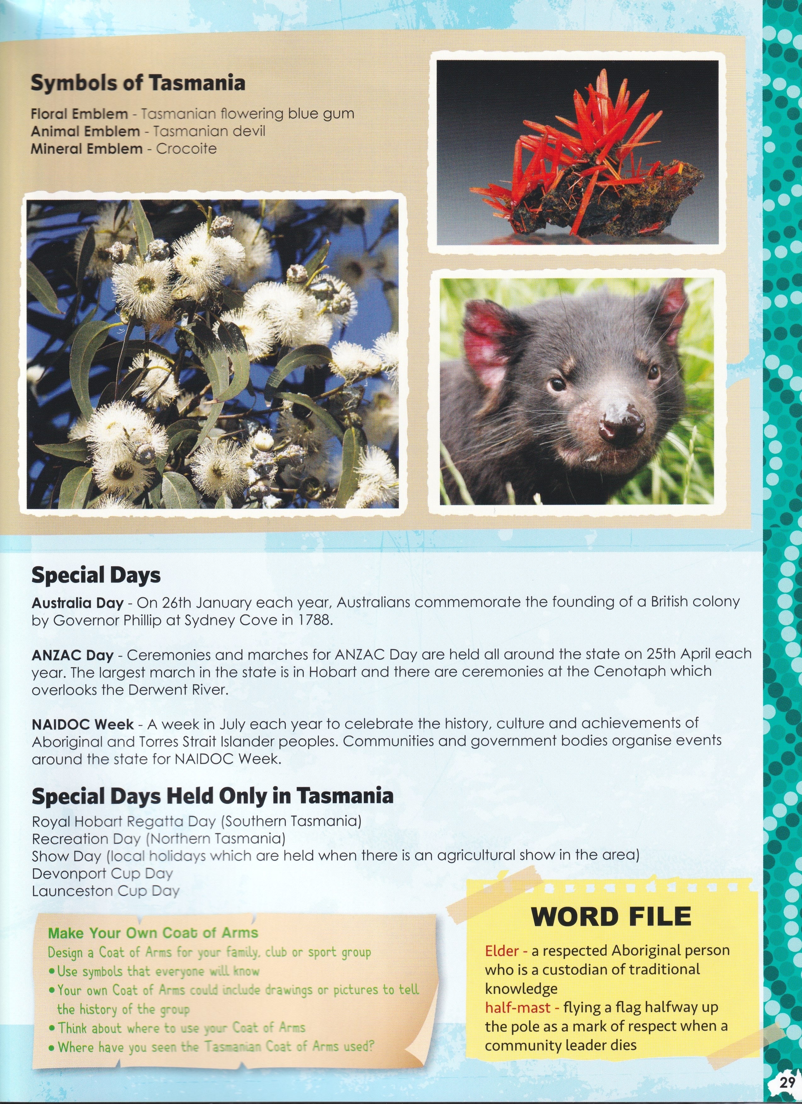 Australian States and Territories: Tasmania (TAS)