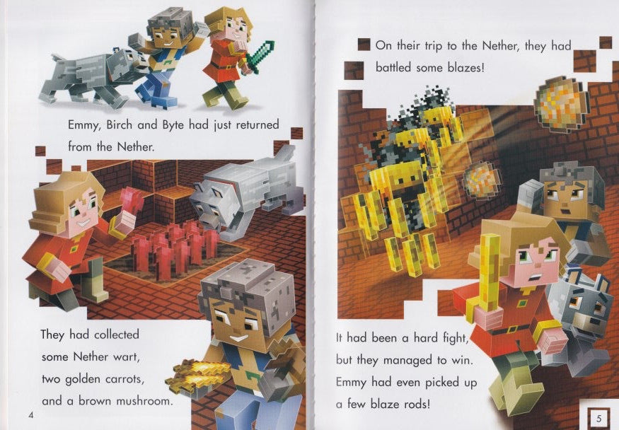 Minecraft Young Readers: Trouble Brewing