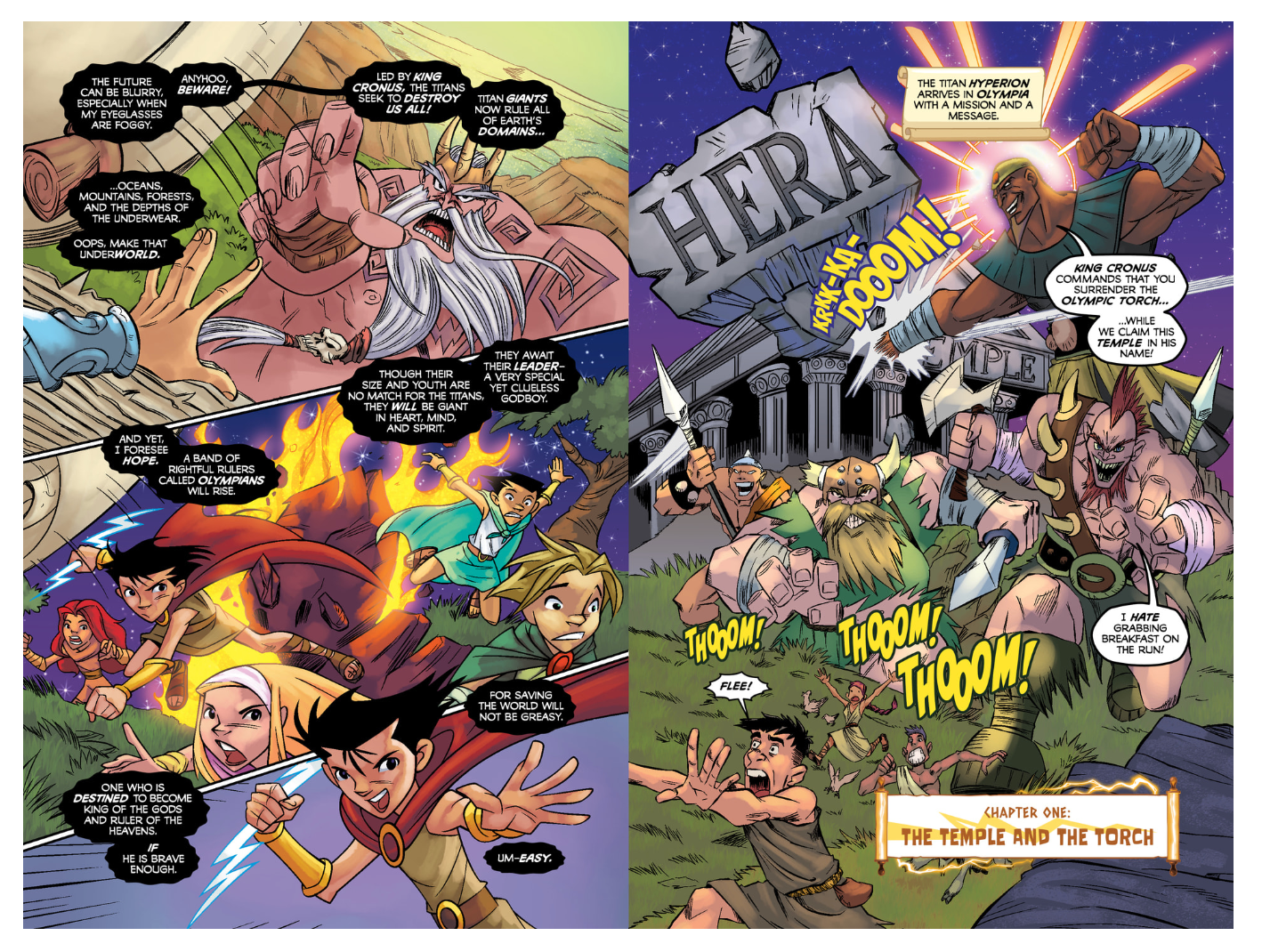 Heroes in Training: Hyperion and the Great Balls of Fire Graphic Novel