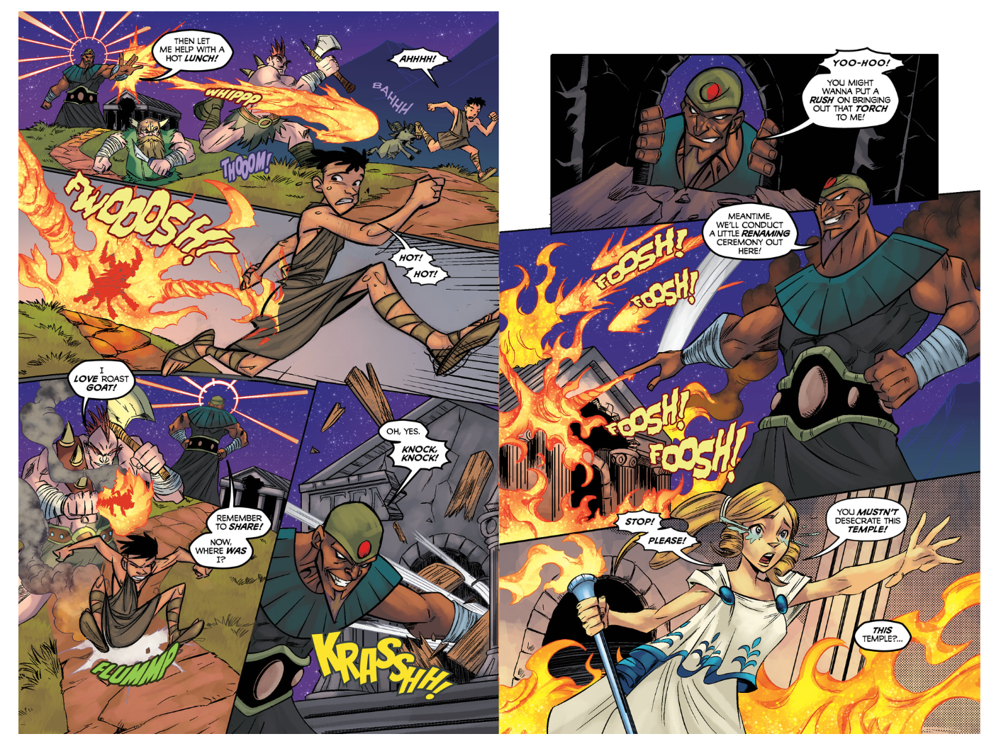 Heroes in Training: Hyperion and the Great Balls of Fire Graphic Novel