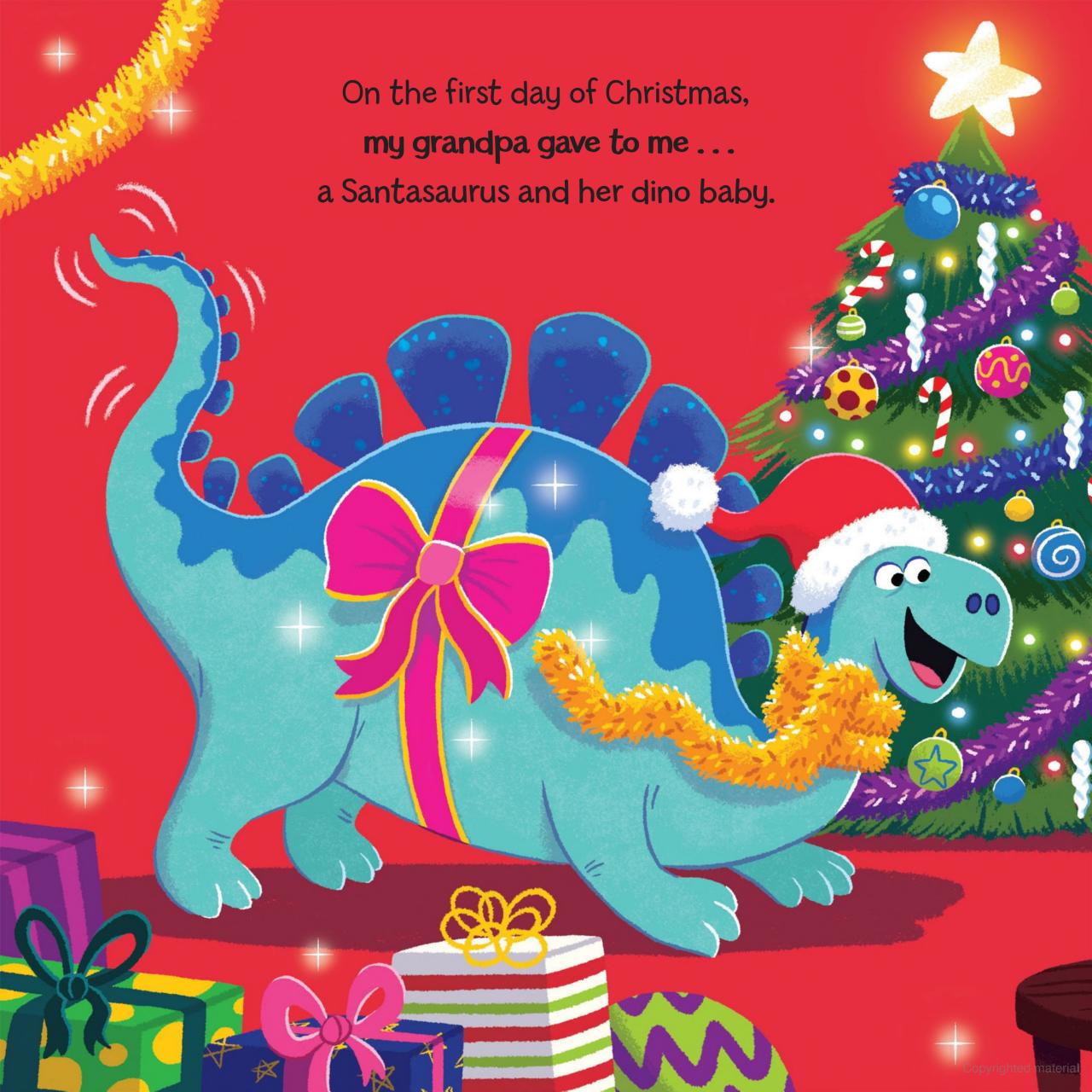 The Twelve Dinosaurs of Christmas