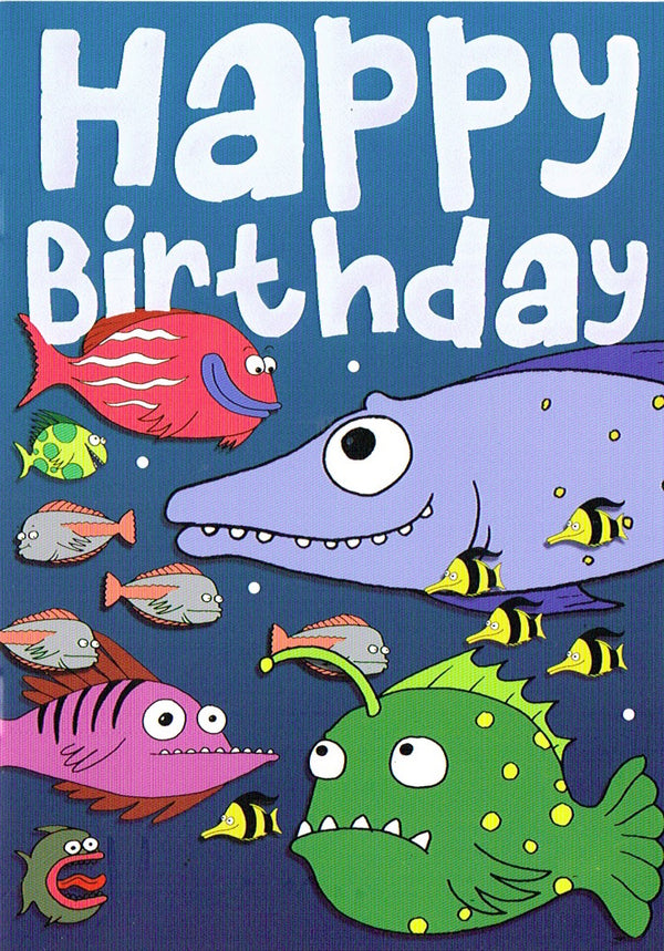 Cardooo Under the Sea Birthday Card