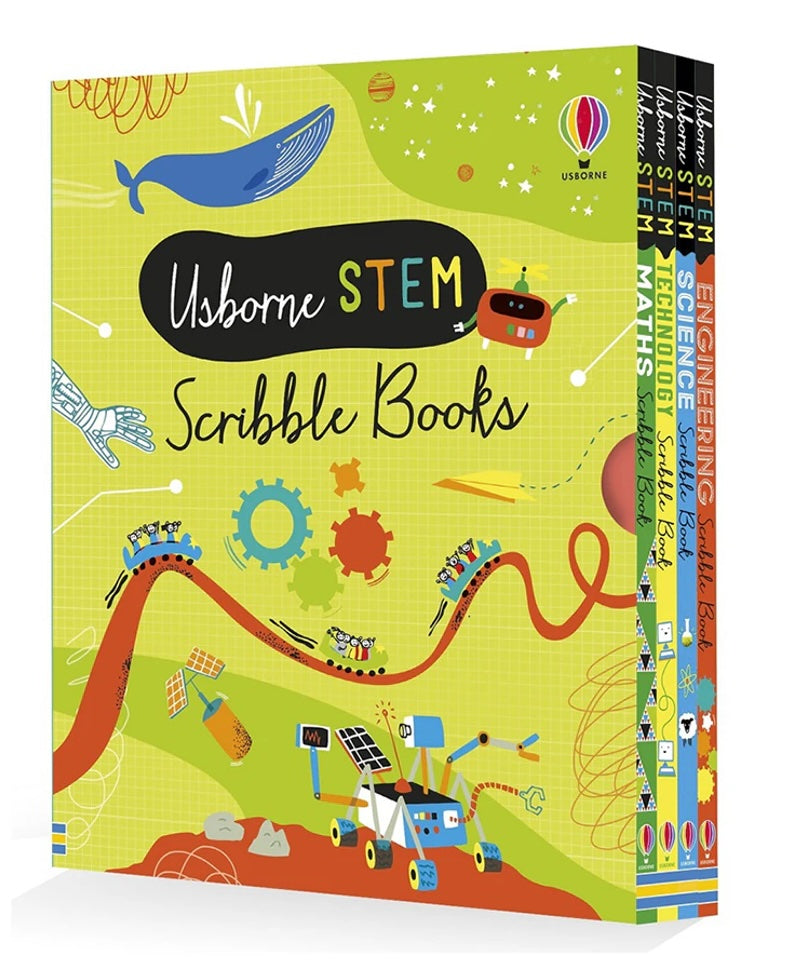 Usborne Stem Scribble Books Box Set