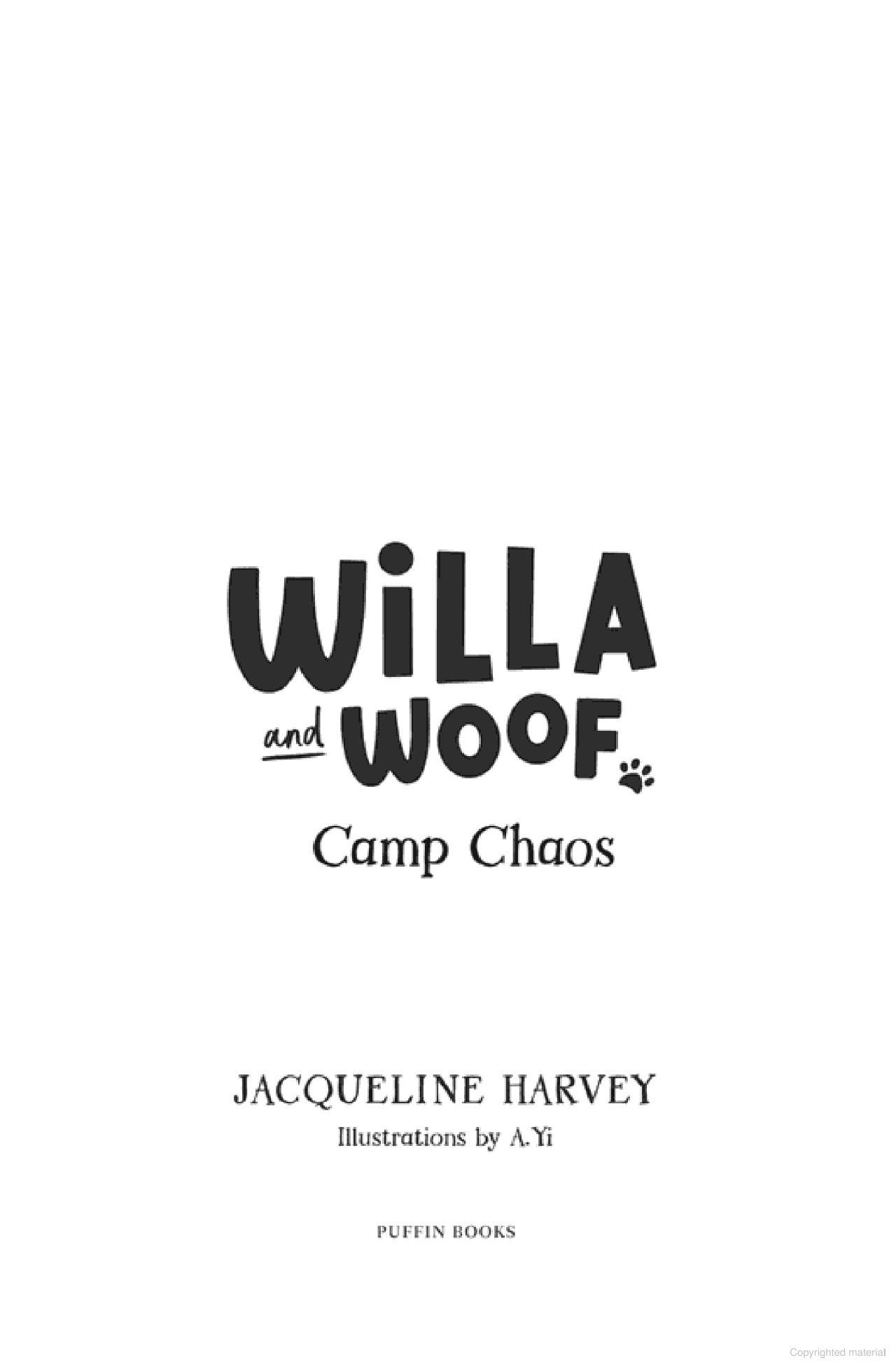 Willa and Woof 7: Camp Chaos