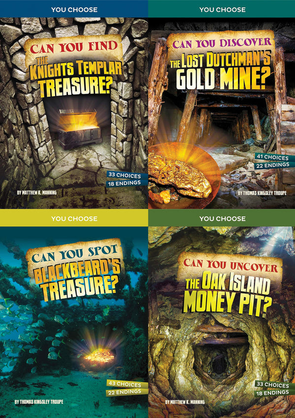 You Choose Treasure Hunters 4 Pack