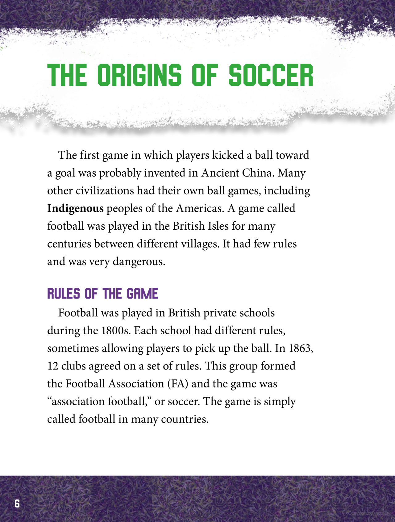 Sports Illustrated Kids: Soccer Zone! The Story of Soccer