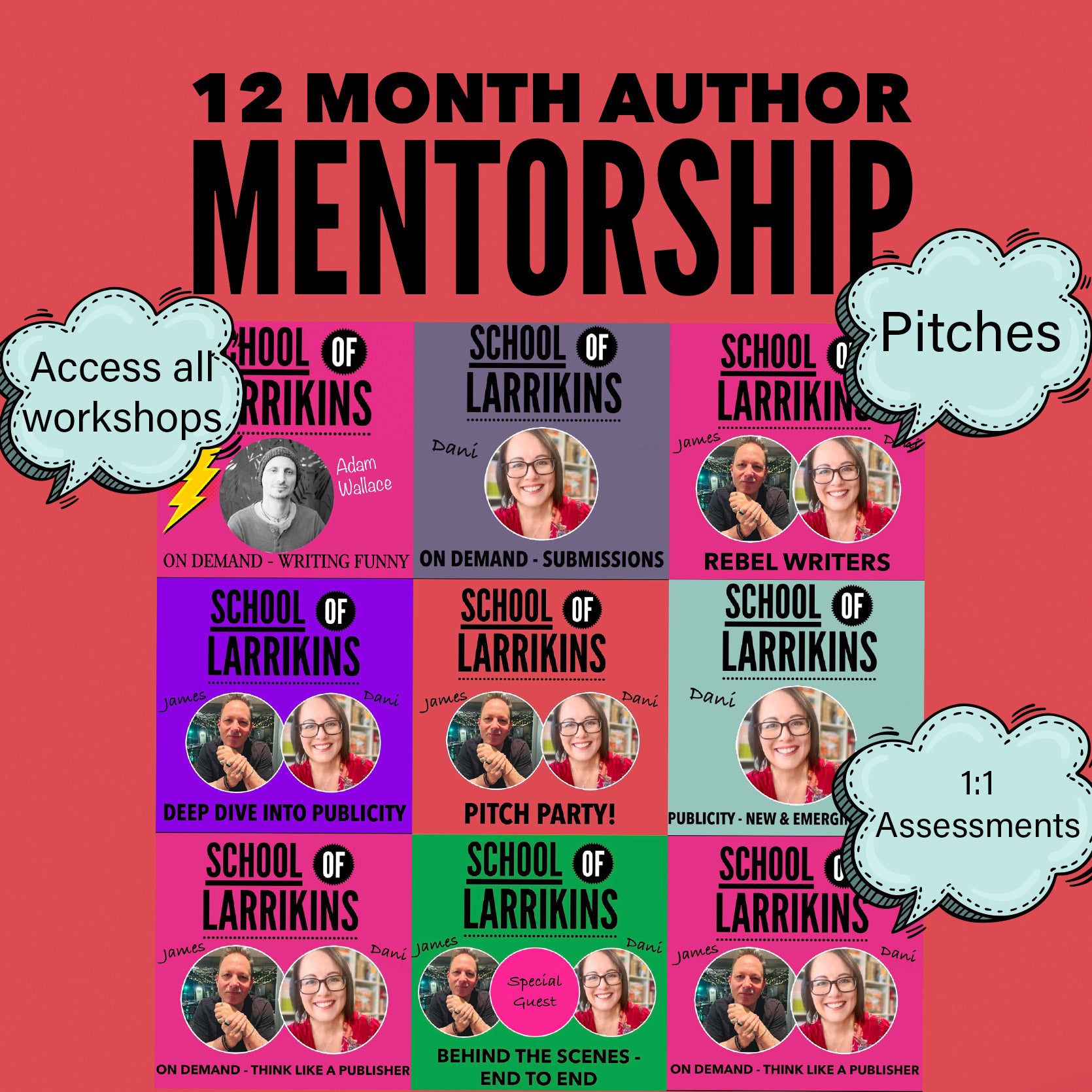 Larrikin House 12 Month Author Mentorship