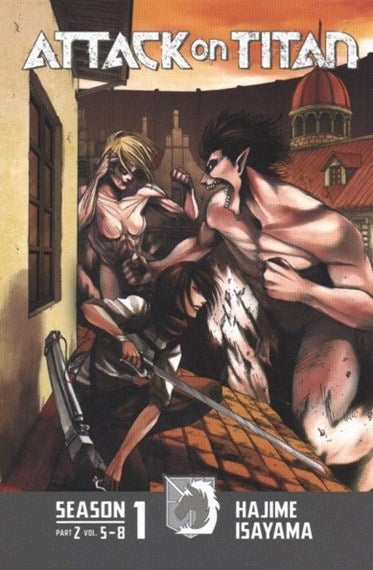 Attack on Titan Manga Season 1: Part 2 Vols. 5-8