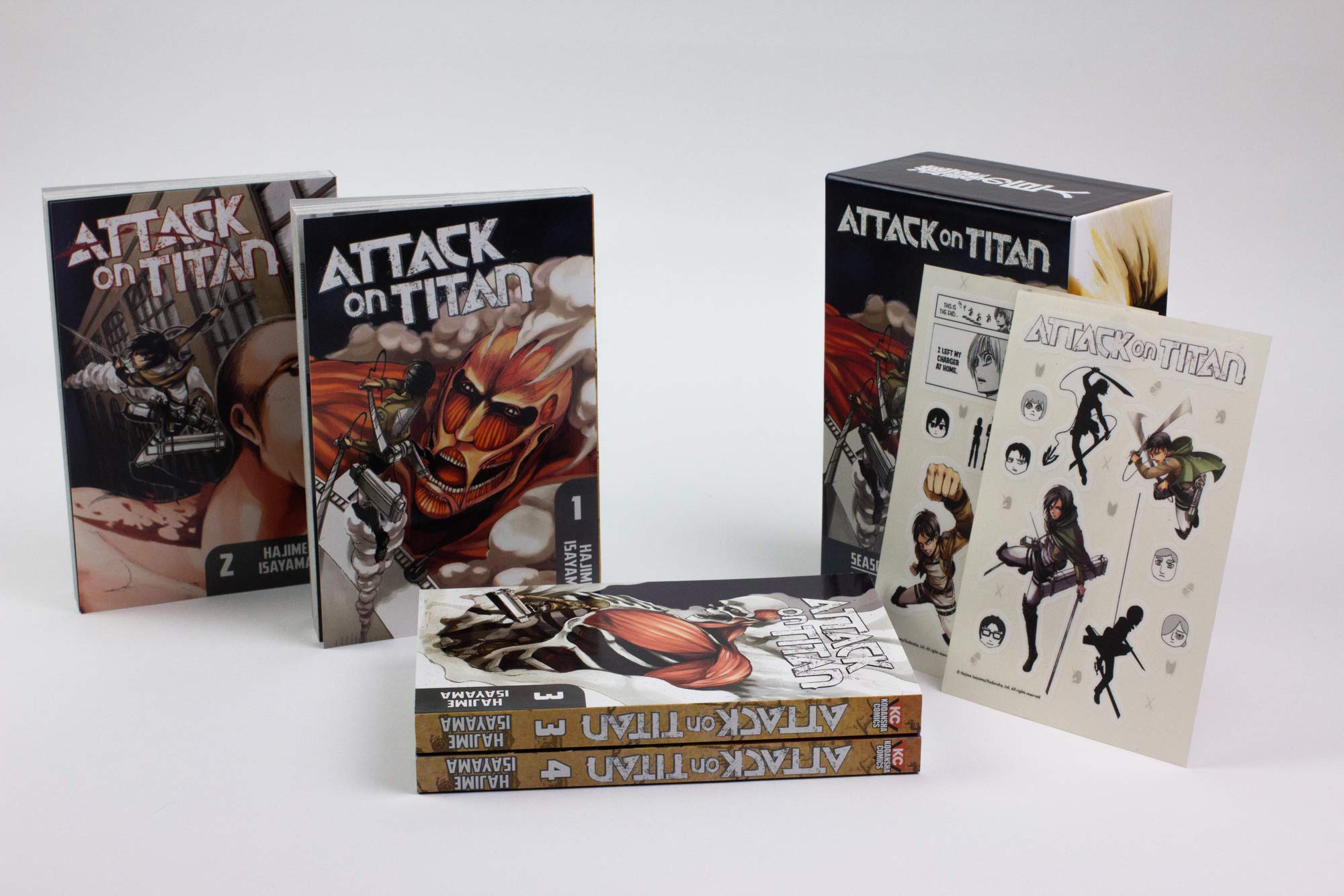 Attack on Titan Manga Season 1: Part 1 Vols 1-4