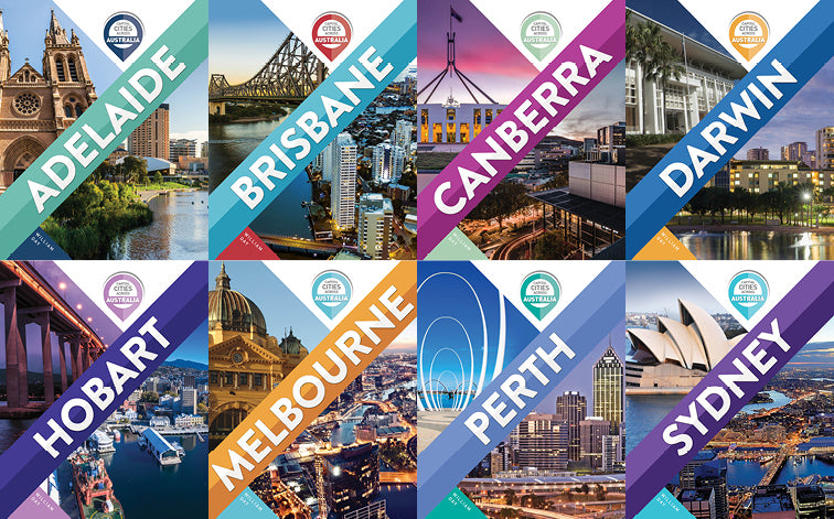 Capital Cities Across Australia 8 Pack