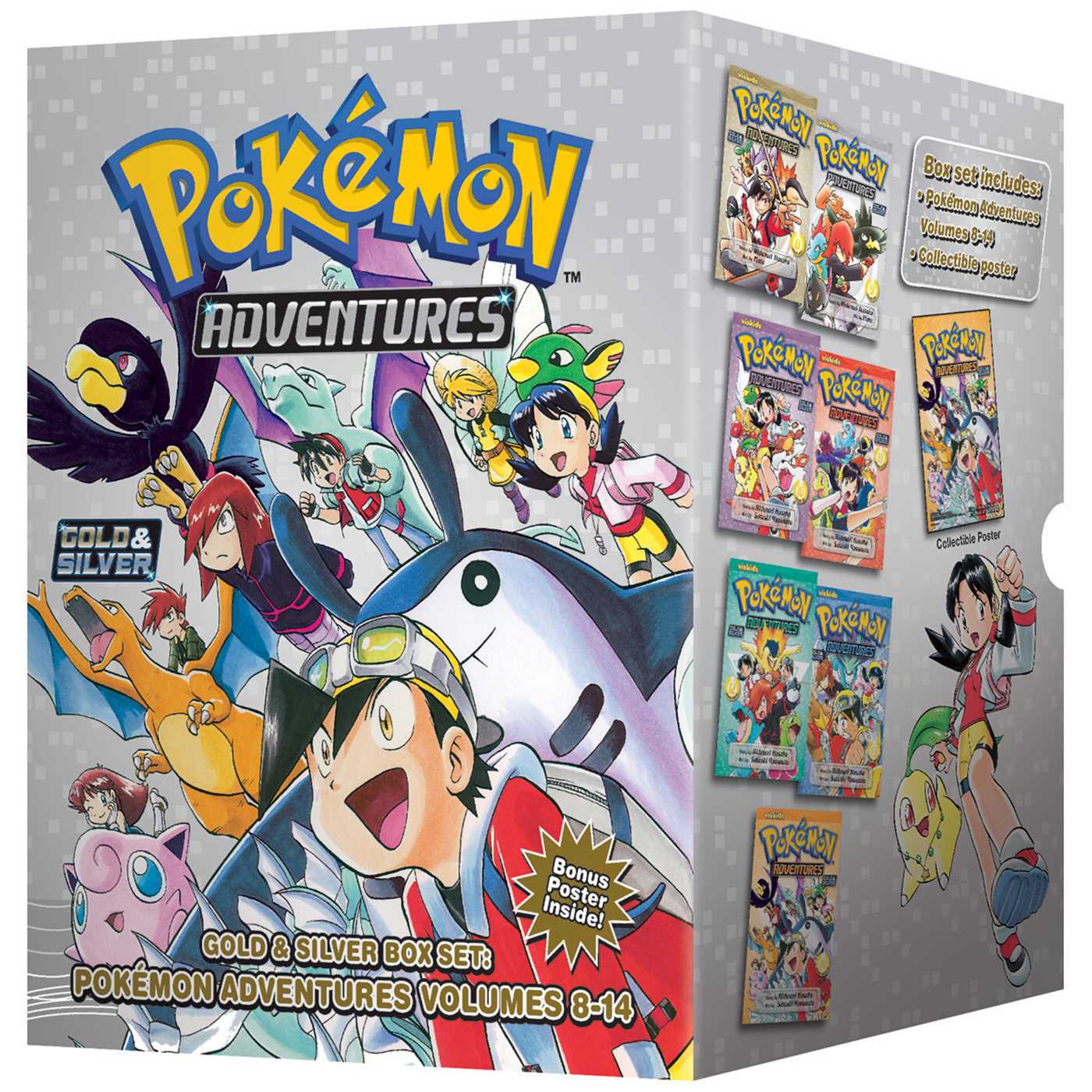 Pokemon Adventures Gold & Silver Book Box Set (slipcase)