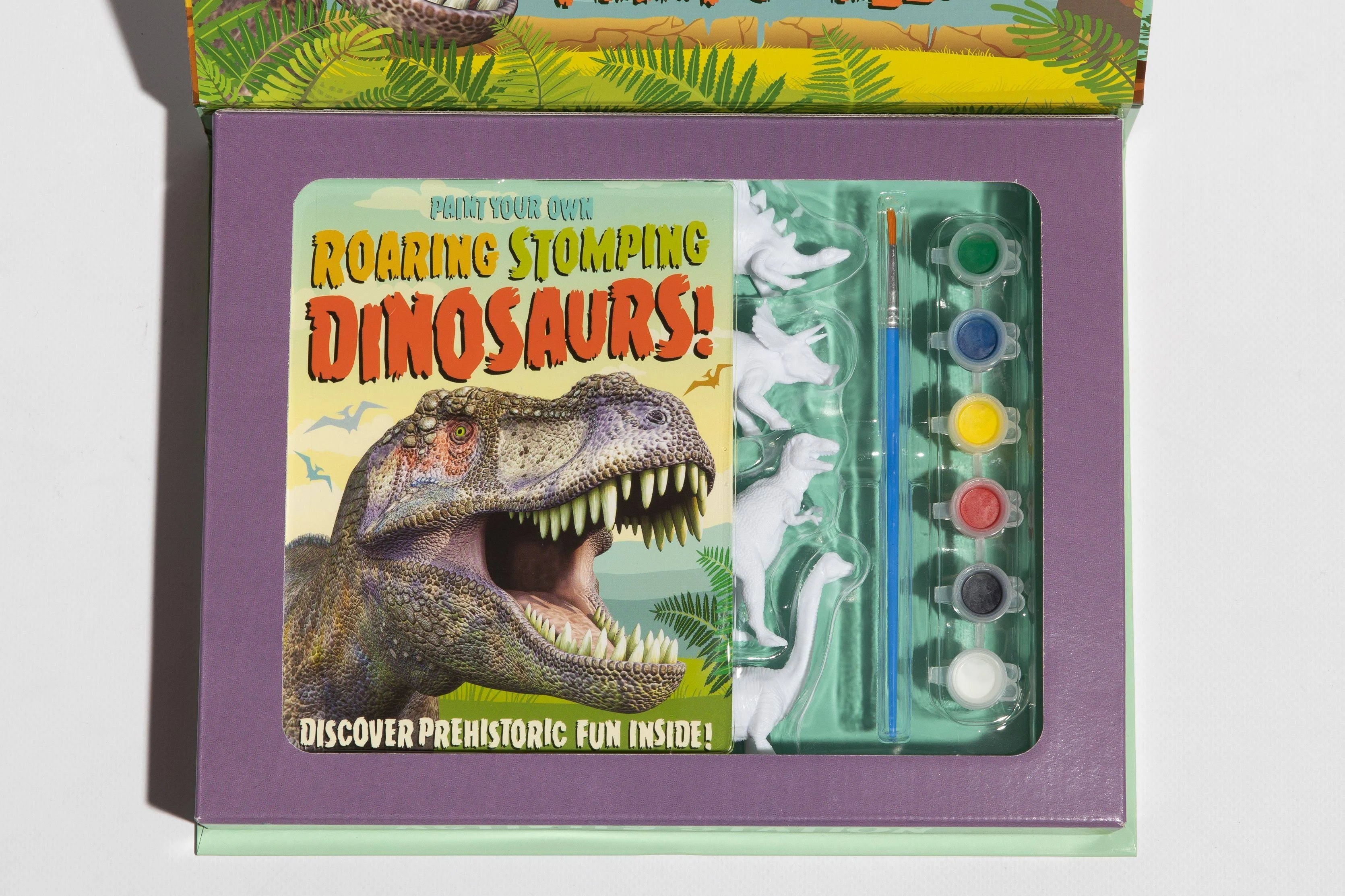 Paint Your Own Roaring Stomping Dinosaurs