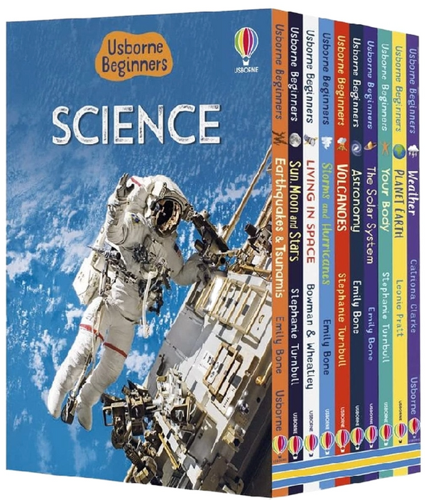 Usborne Beginners Science Collection 10 Book Box Set (Slipcase)